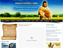 Tablet Screenshot of keralacatholictimes.com